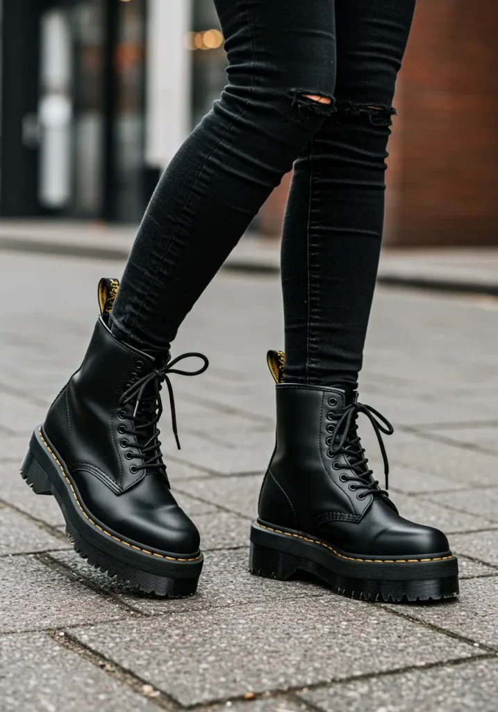 Edgy and alternative-style-footwear