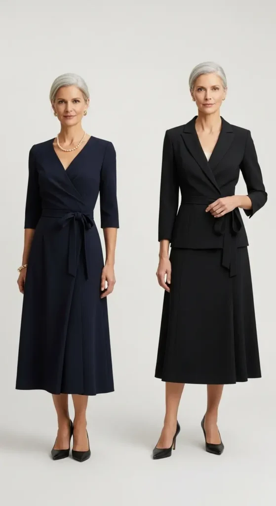 Choose Flattering Silhouettes- 60 years old women