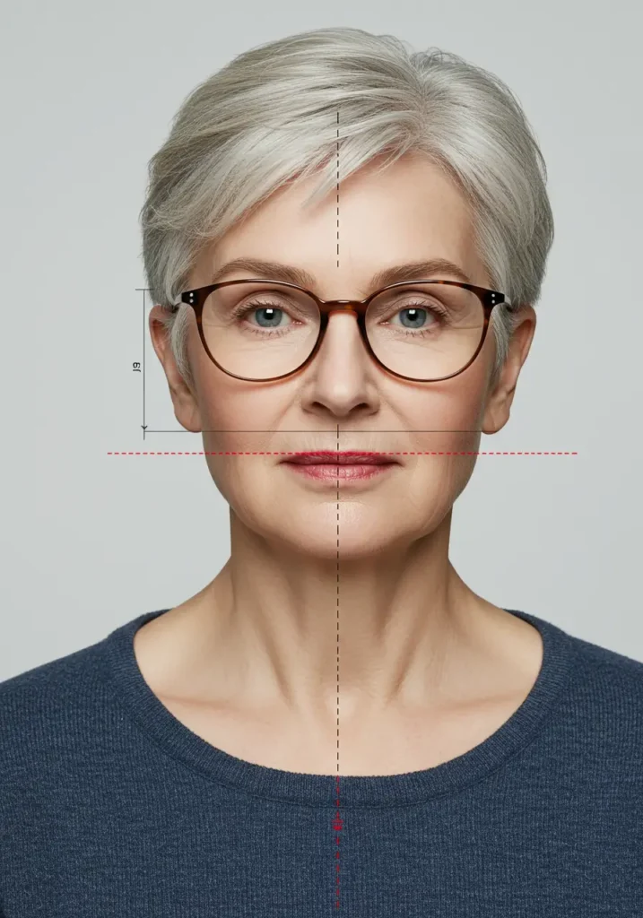 Choose a Flattering Frame Size- old women