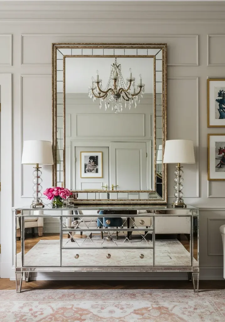 Incorporate Mirrors Strategically- house look