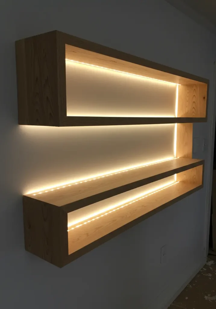 Integrated Lighting Shelf