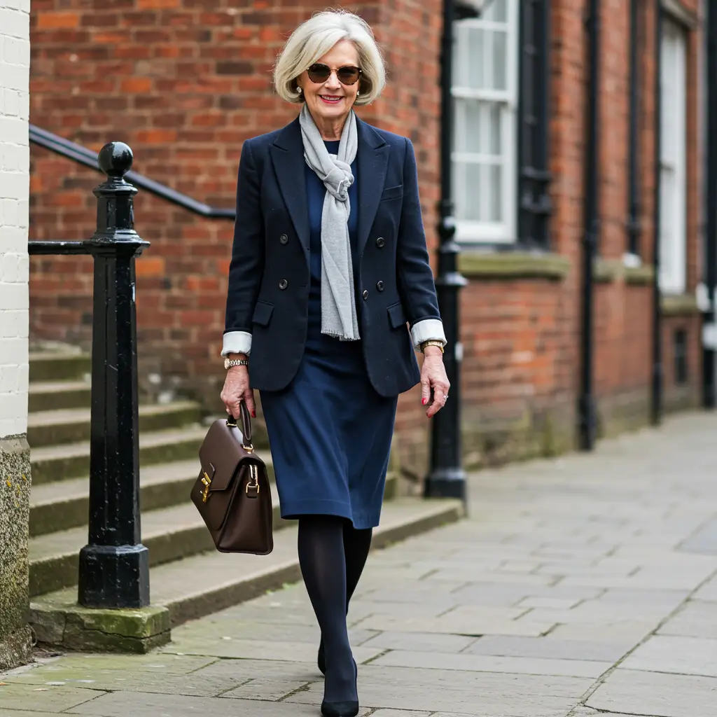 Master the Art of Layering- 60 years old women