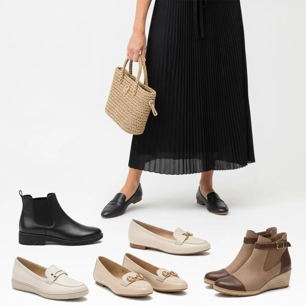 Select Versatile Footwear- 60 years old women