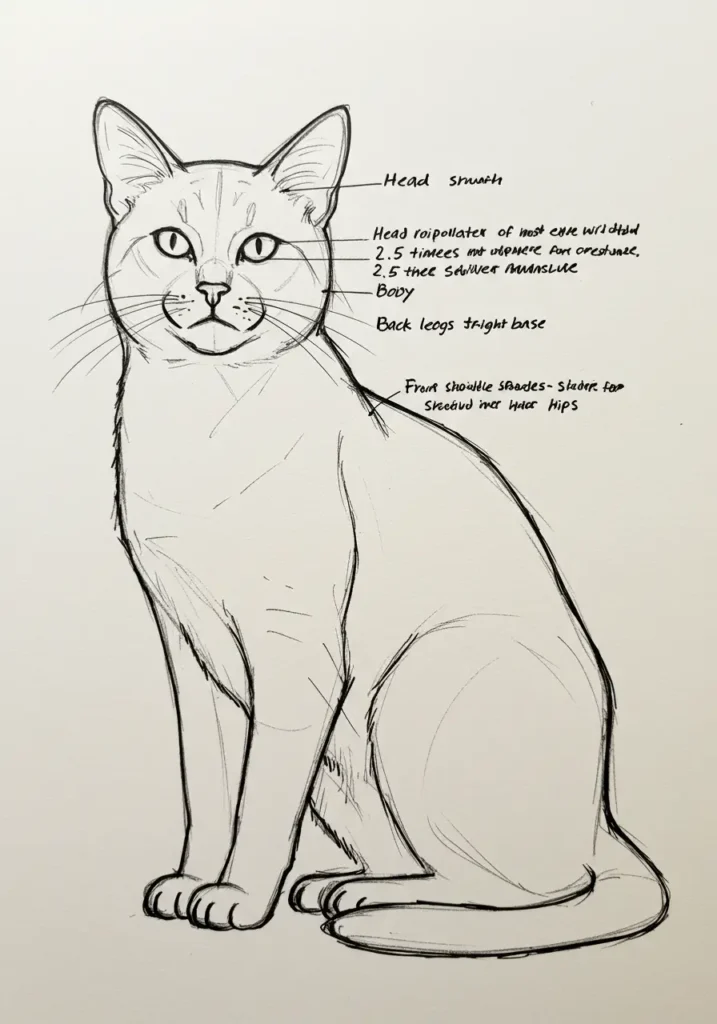 Basic Cat Body Structure