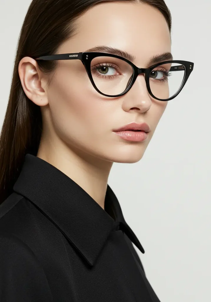 Bold and Angular Cat-Eye