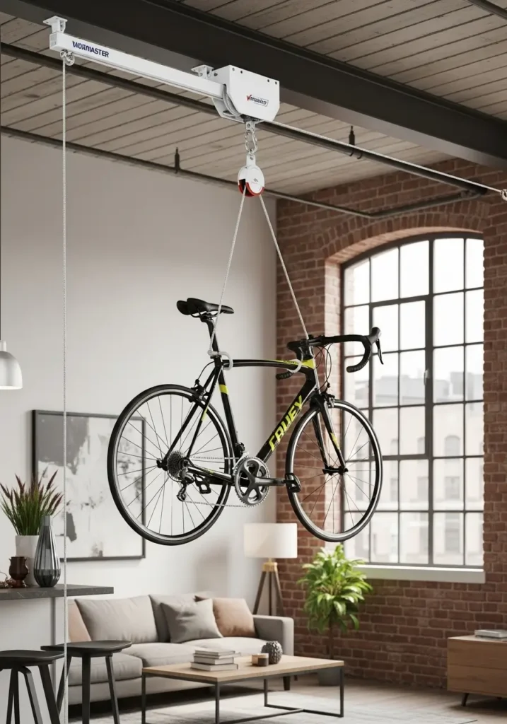 Ceiling-mounted systems bike