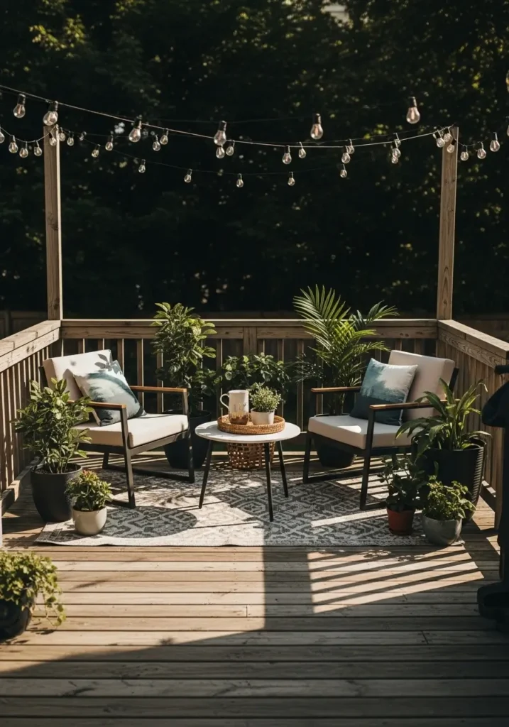 Creating Conversation Areas-small backyard