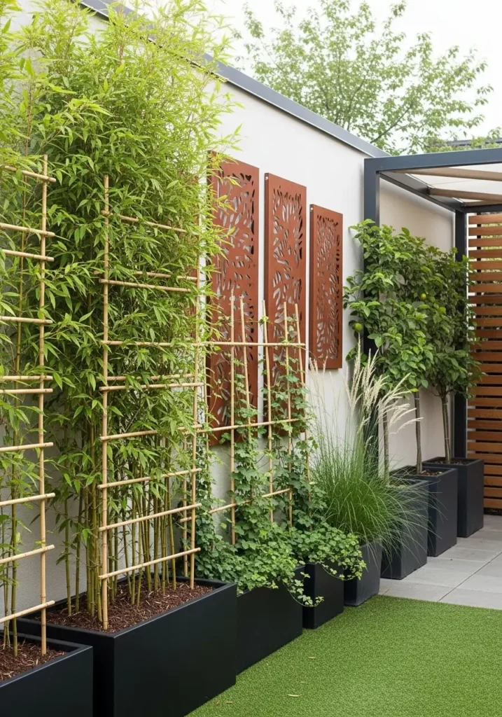 Creative Privacy Screen Ideas- small backyard