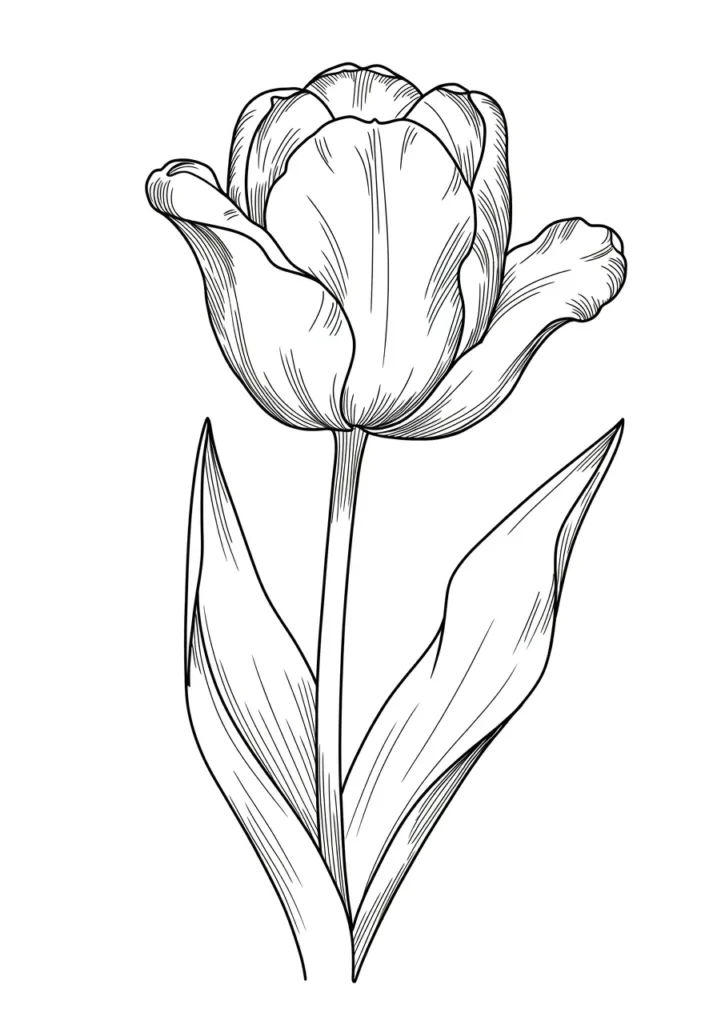 Drawing Tulips