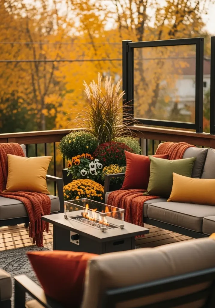 Fall Transitions- small backyard