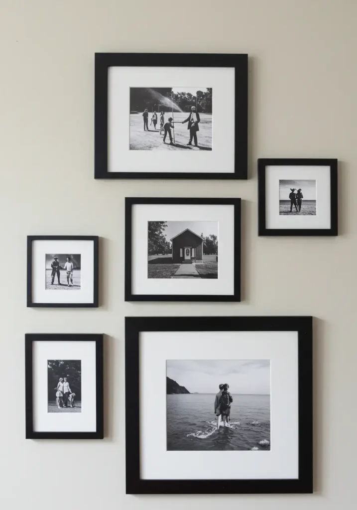 Gallery Wall Layout Issues- Crooked Frames