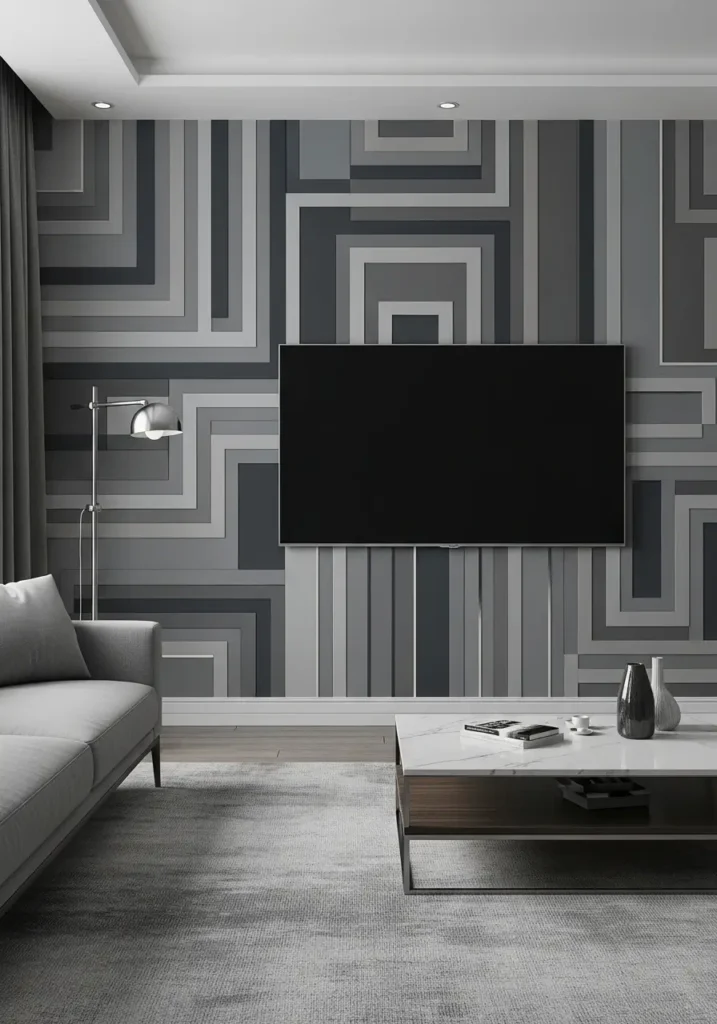 Geometric Pattern Wall