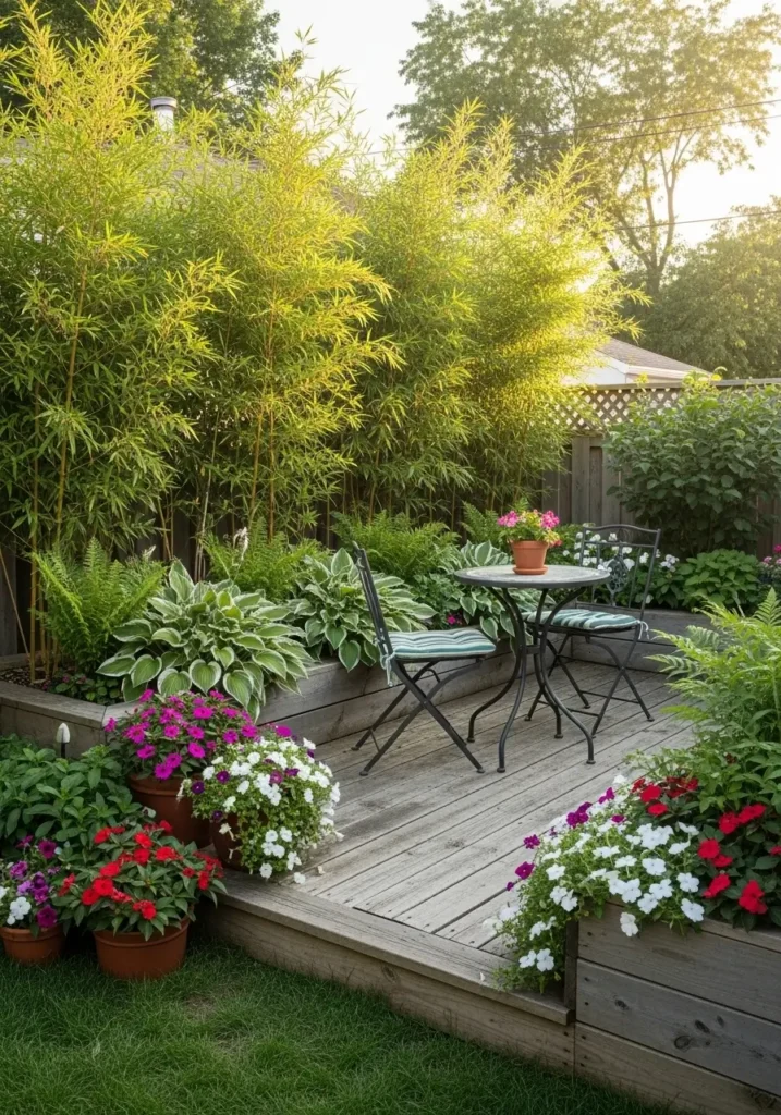 Layered Planting Strategy- small backyard