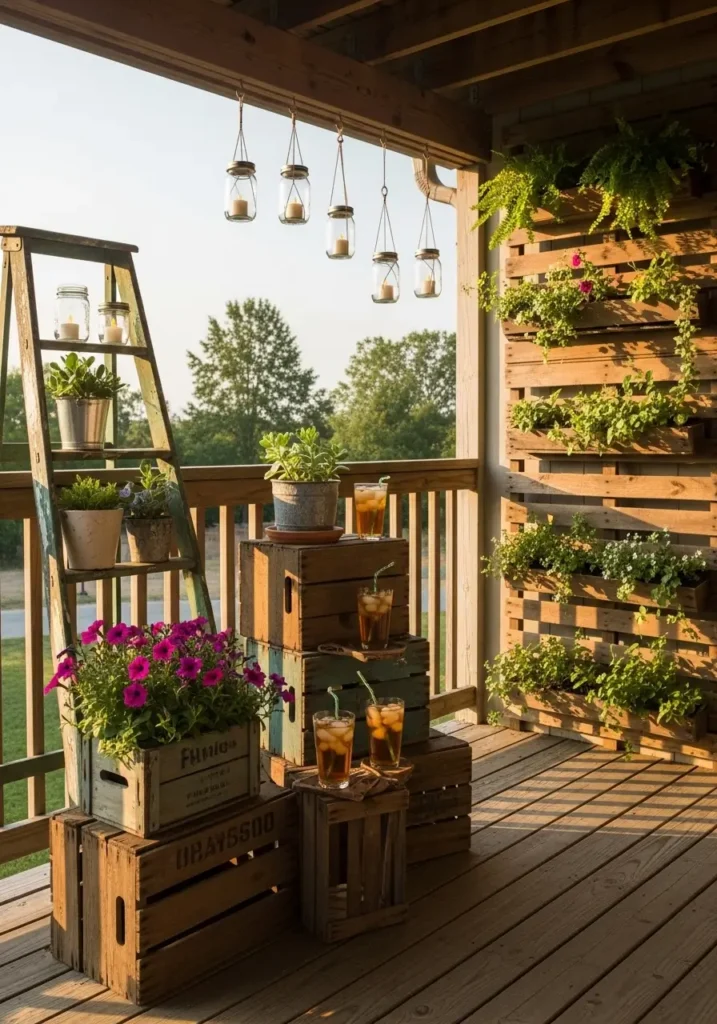 Repurposing and Upcycling Ideas- small backyard