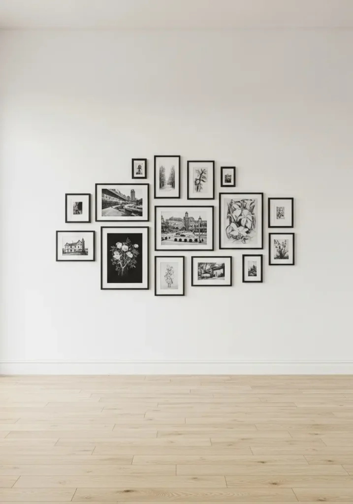 Scale and Spacing- Gallery Wall Layout