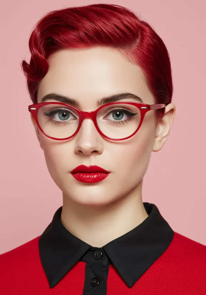 Vibrant Color Acetate Cat-Eye