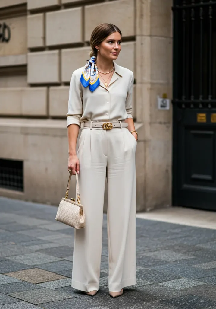 Accessorize with Intention-Wearing Wide-Leg Pants