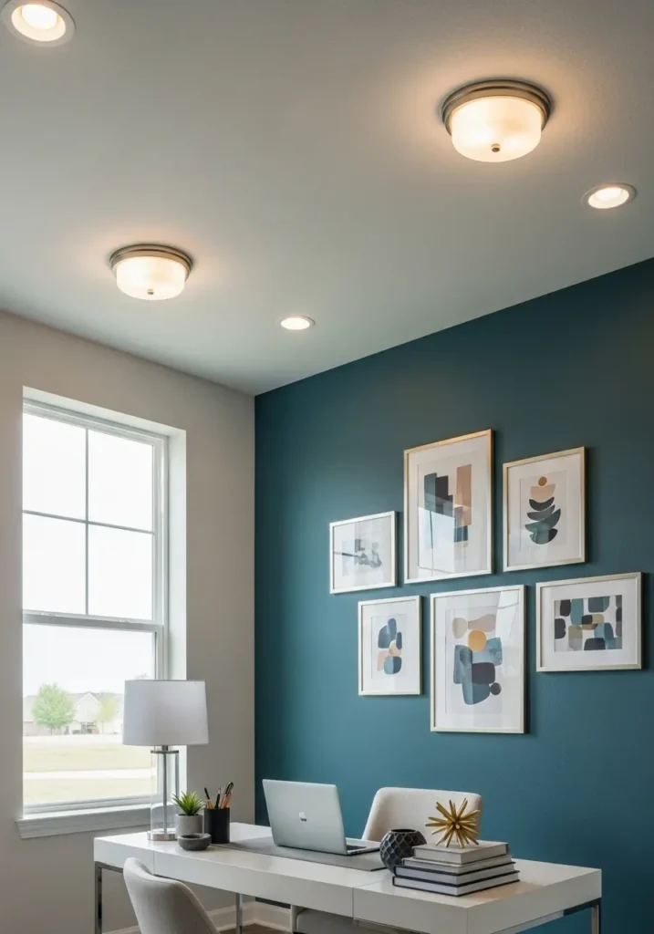 Ambient Lighting- office accent wall