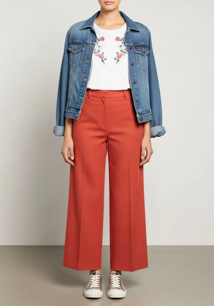 Dress Them Down with Ease-Wearing Wide-Leg Pants