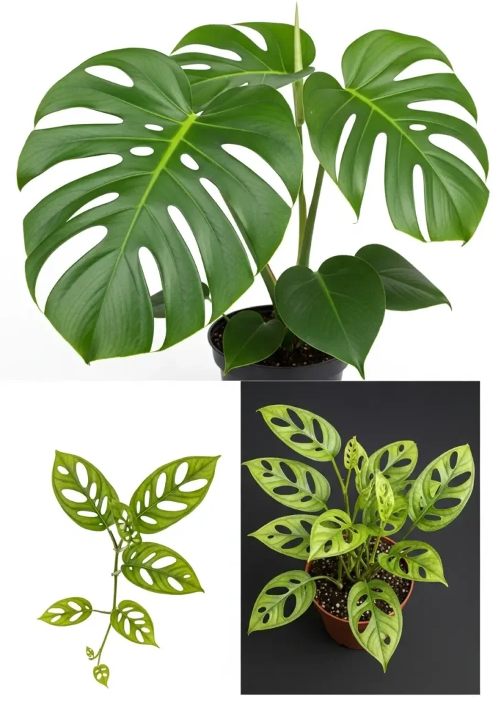 Monstera Deliciosa vs. Monstera Adansonii- Swiss Cheese Plant
