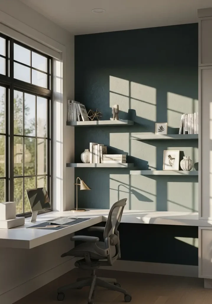 Natural Light Wall- office accent wall