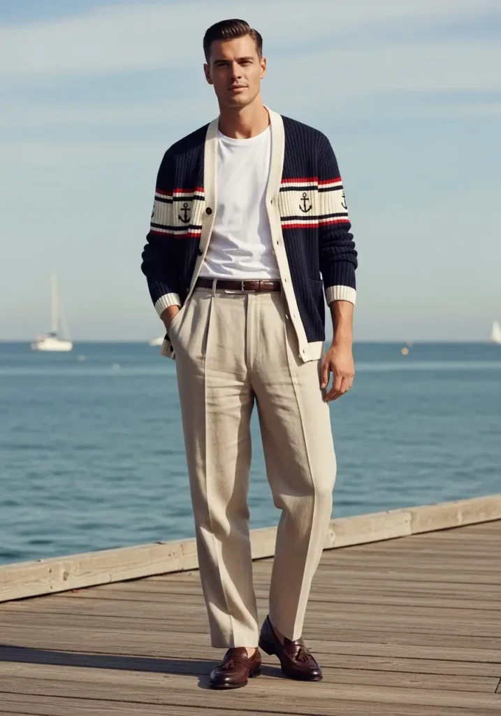 Textural Contrast Outfit- For men