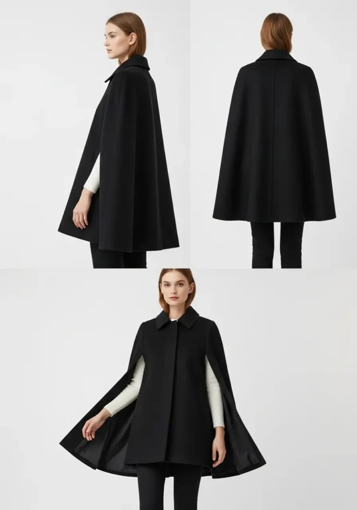 The Cape Coat Hybrid- Top Coats