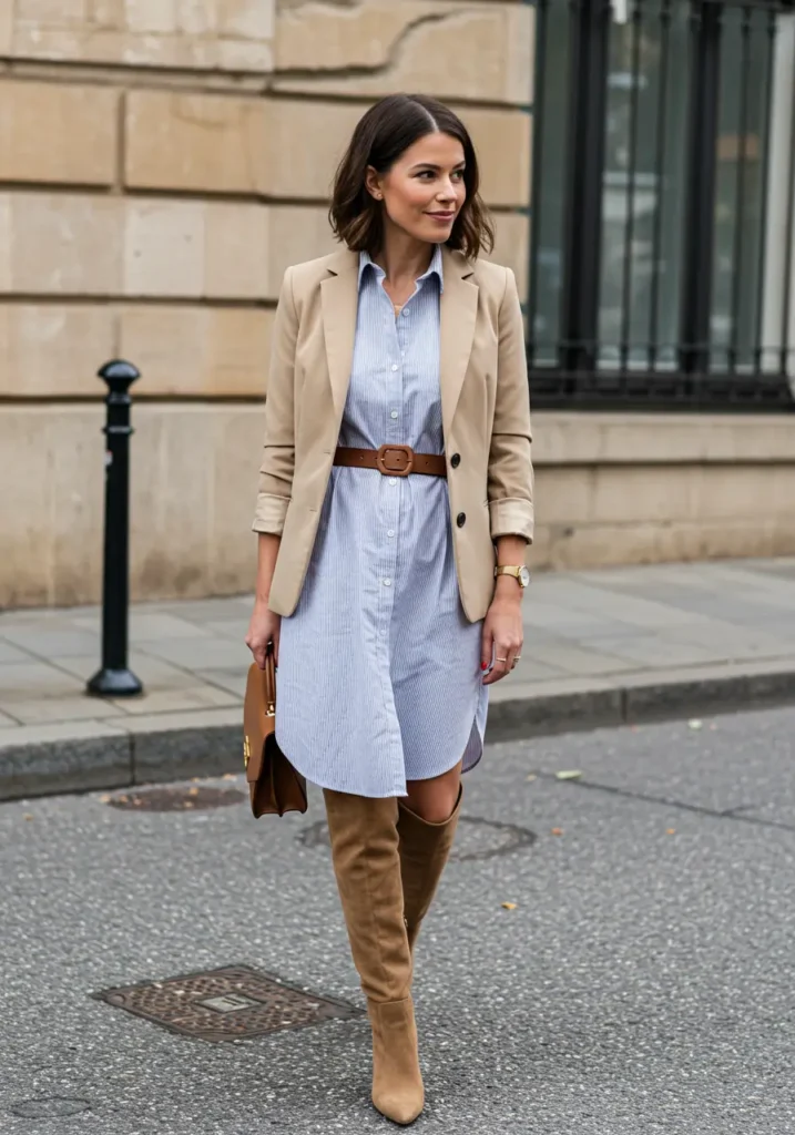 The Client-Ready Shirt Dress