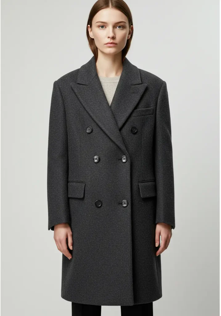 The Double-Breasted Power Coat