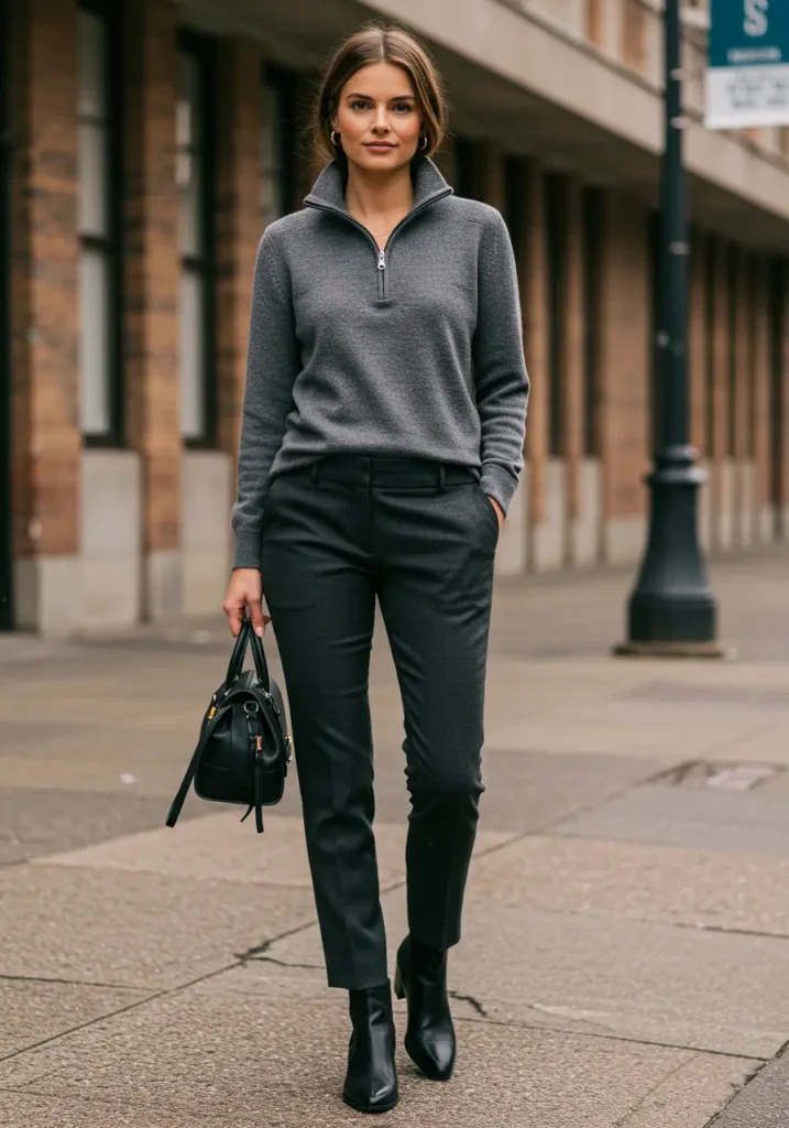 The Elevated Comfort Ensemble- Business Casual Outfits