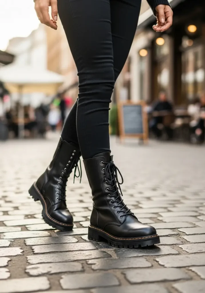 Weekend Casual- Black Boots for Women