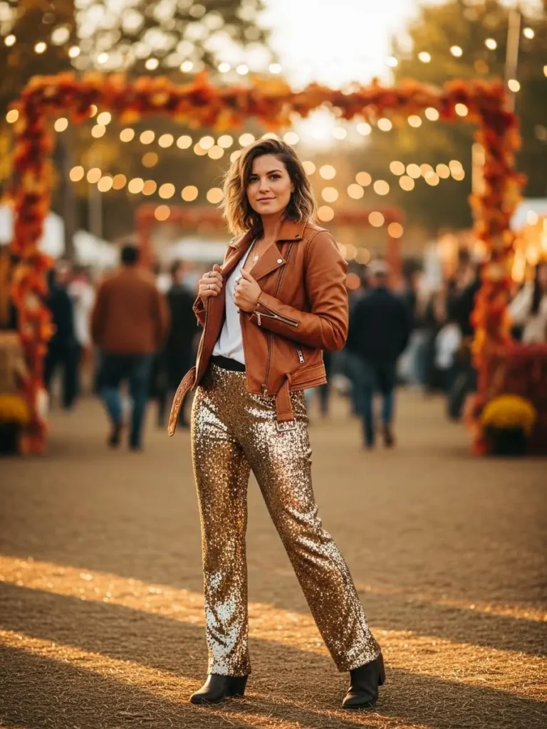 Colored Leather Jacket