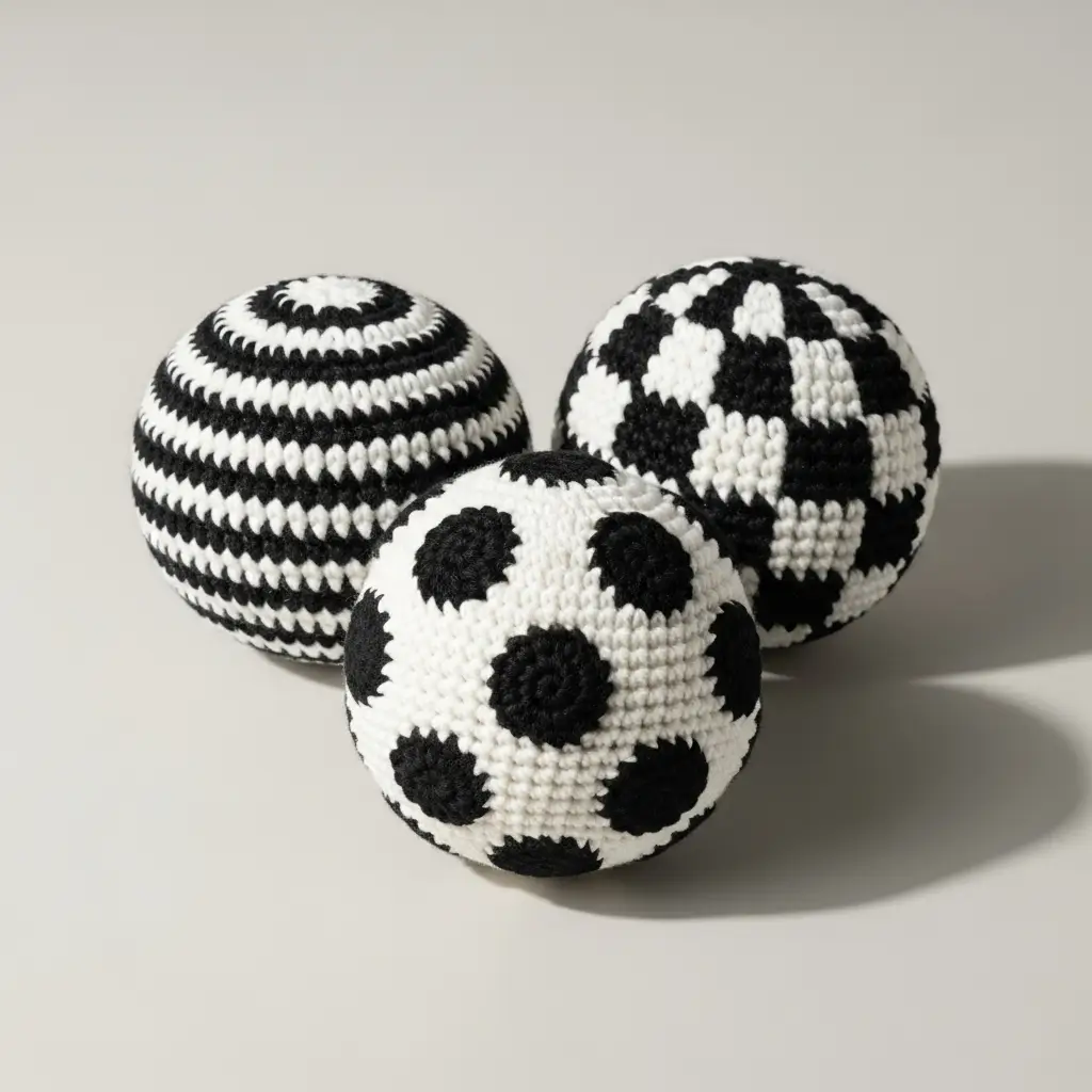 High-Contrast Sensory Balls